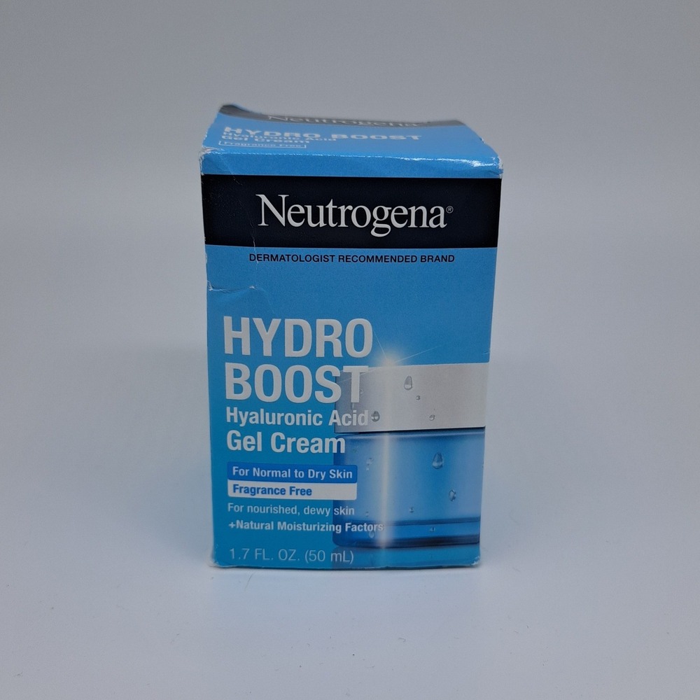 Neutrogena Hydro Boost Hyaluronic Acid Gel Cream 1.7oz Fragrance Free Skincare